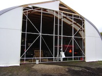 Latest Project at Dueck's Laminated Rafters